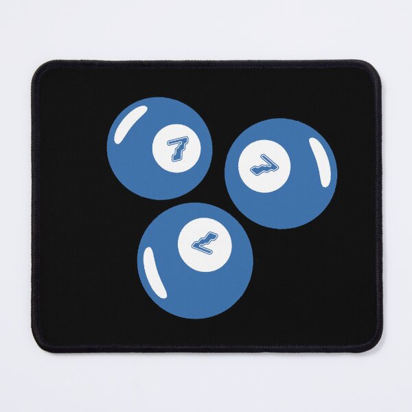Item preview, Lucky Number 777 Dirty Blue Balls designed and sold by CamilasPrints.