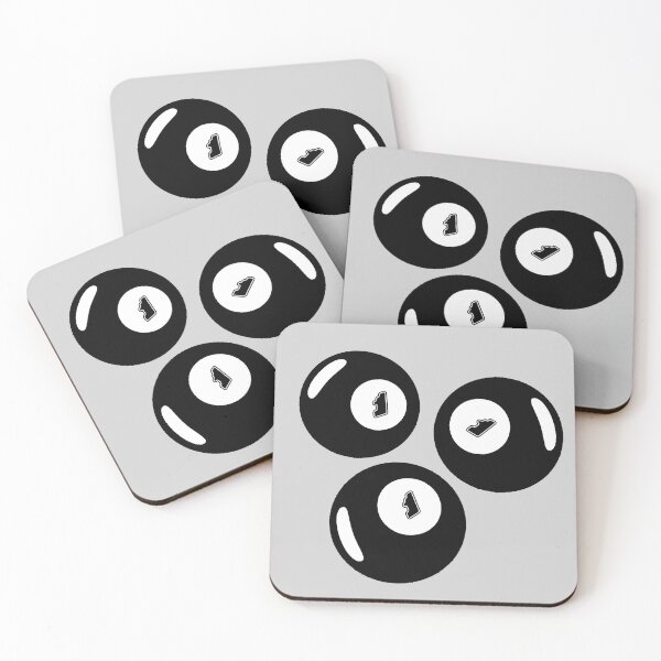 Item preview, Lucky Number 111 Black Balls designed and sold by CamilasPrints.