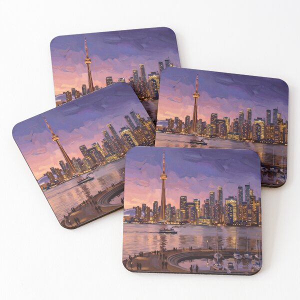Item preview, CN Tower Rising Over Toronto Skyline designed and sold by RedPeaStudio.