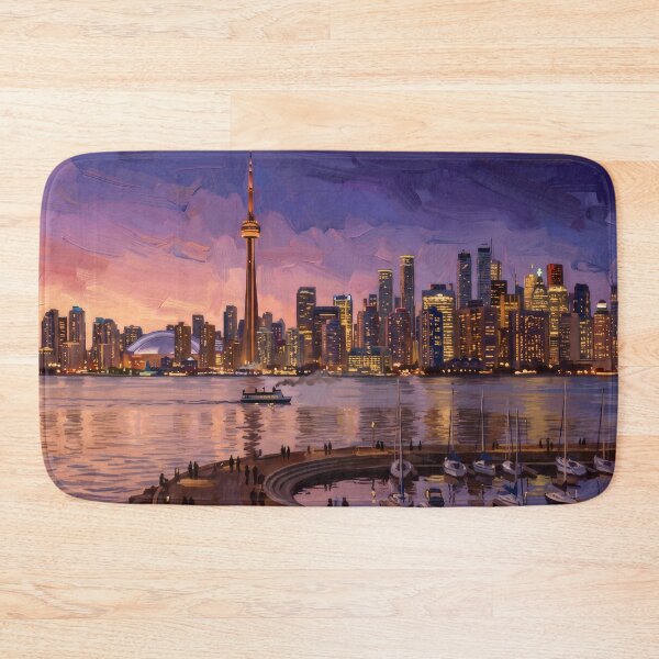 Item preview, CN Tower Rising Over Toronto Skyline designed and sold by RedPeaStudio.