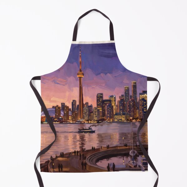 Item preview, CN Tower Rising Over Toronto Skyline designed and sold by RedPeaStudio.