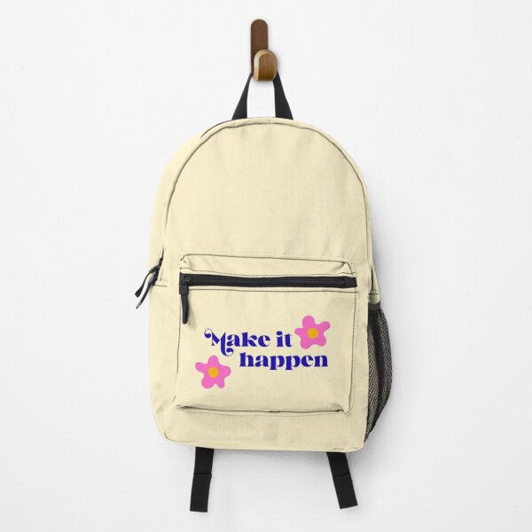 Item preview, Make It Happen Motivational Groovy Quote designed and sold by jianina-alondra.
