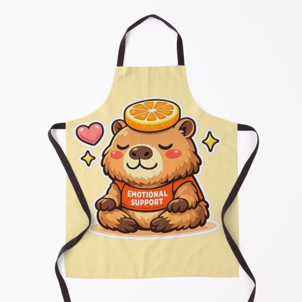 Item preview, Emotional Support Capybara Cute Animal Meme Mental Health designed and sold by Timeless Junction.