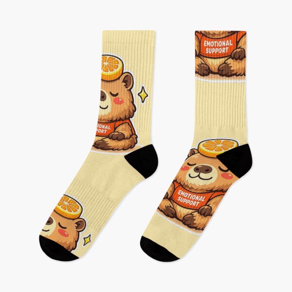 Item preview, Emotional Support Capybara Cute Animal Meme Mental Health designed and sold by Timeless Junction.