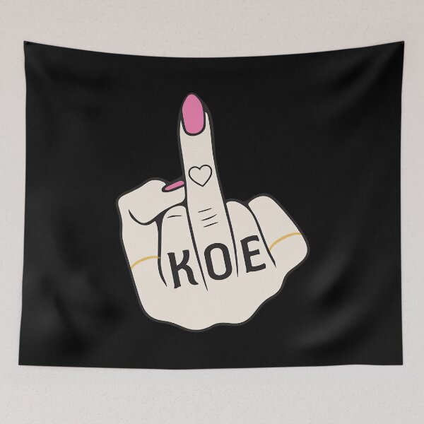 Item preview, Edgy Middle Finger KOE Tattoo Hand -28 designed and sold by CuteBots.