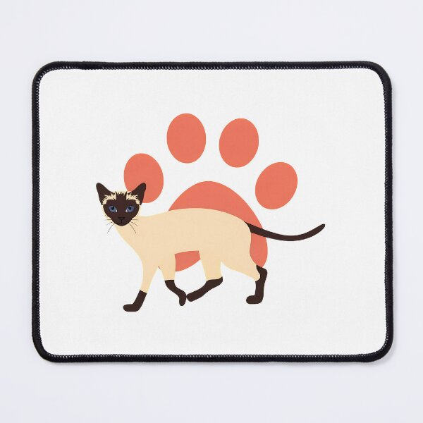 Item preview, Siamese Cat Paw Print Design designed and sold by OlyvieArt.