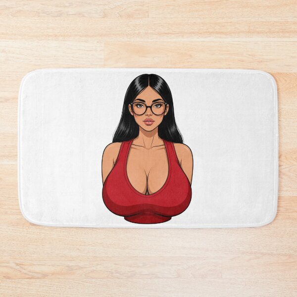 Item preview, Curvy Girl Red Top Illustration designed and sold by EgoSovereign.