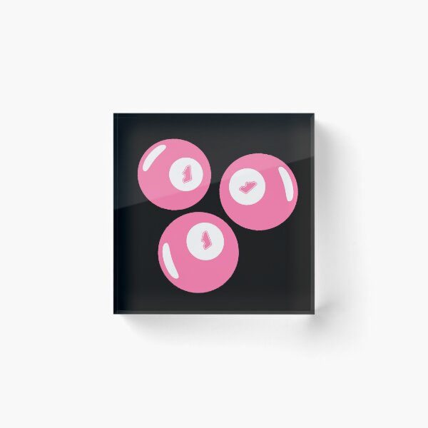 Item preview, Lucky Number 111 Bubblegum Pink Balls designed and sold by CamilasPrints.