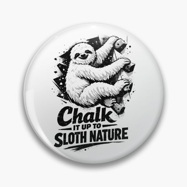 Artikelvorschau, Bouldern Faultier: Chalk it up to sloth nature entworfen und verkauft von Pineapple-Tree.