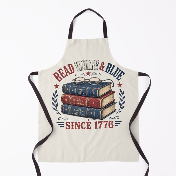 Item preview, Read White And Blue Since 1776 Patriotic History Book Stack designed and sold by legacylivingshop.