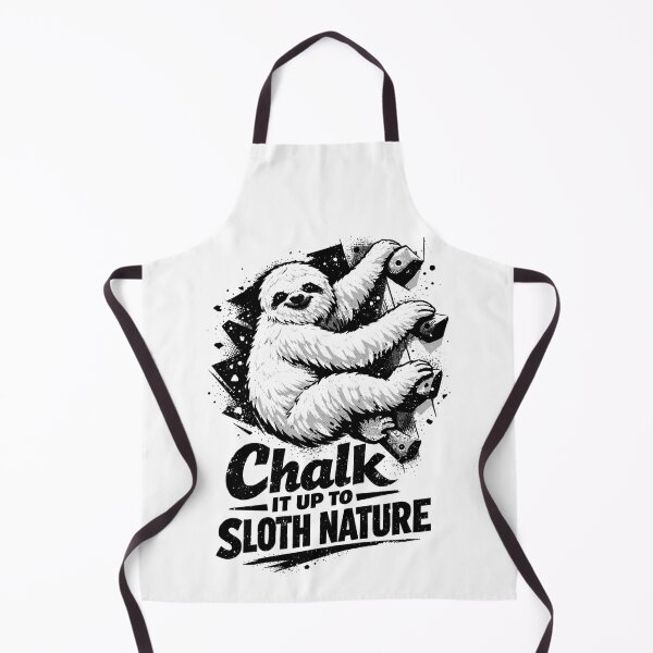 Item preview, Bouldering Sloth: Chalk it up to sloth nature designed and sold by Pineapple-Tree.