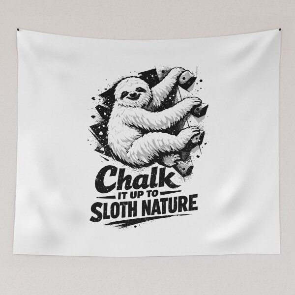 Artikelvorschau, Bouldern Faultier: Chalk it up to sloth nature entworfen und verkauft von Pineapple-Tree.