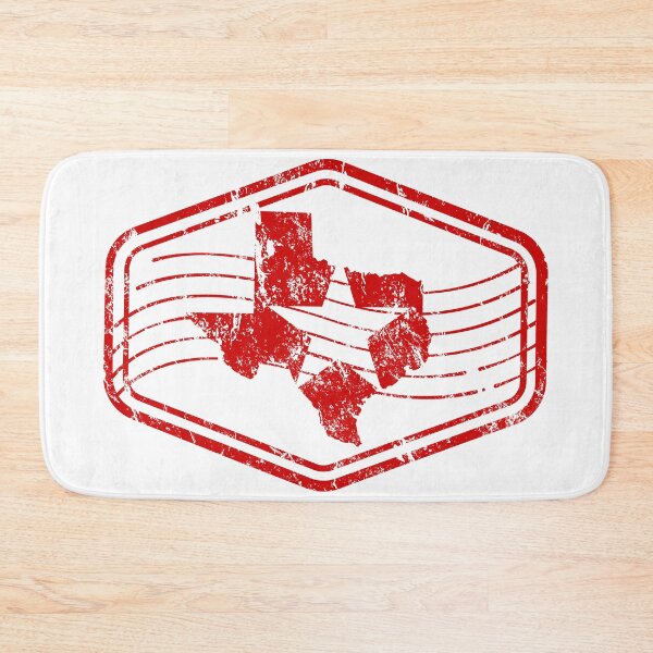 Item preview, Texas Vintage Badge Distressed Red State Silhouette Design designed and sold by chaaval.