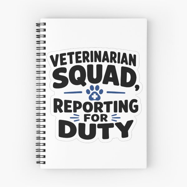 Item preview, Veterinarian Squad Reporting For Duty Funny Vet Tech Clinic Staff Humor designed and sold by raedattia.