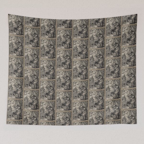 Item preview, 1568: An Astrologer & Astronomer in his study designed and sold by Pai Lokli.