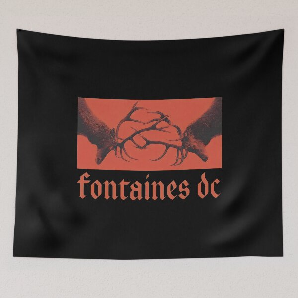 Item preview, Fontaines D.C. Antlers Intertwined Gothic Band -13 designed and sold by CuteBots.