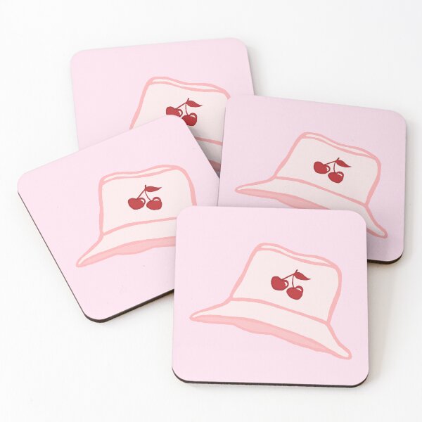 Item preview, Cartoon Baby Pink Coquette Cherry Bucket Hat  designed and sold by CamilasPrints.