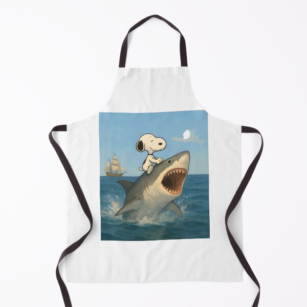 Item preview, Snoopy Riding Shark M | Limited Edition designed and sold by CoBBoDEsiGN.