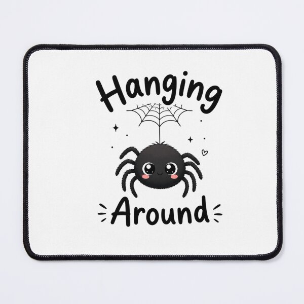 Item preview, Cute Spider Hanging Around – Kawaii Halloween Spider Design ?️Cute Spider Hanging Around designed and sold by Sanika arts .