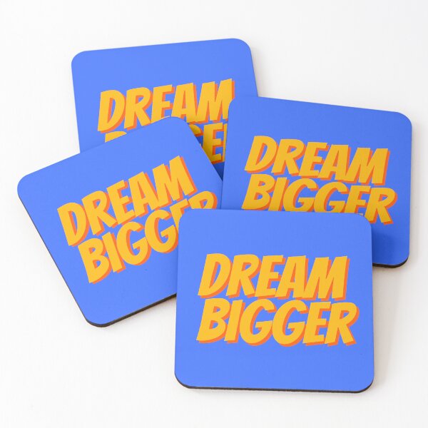 Item preview, Dream Bigger Motivational Inspirational Quote designed and sold by jianina-alondra.