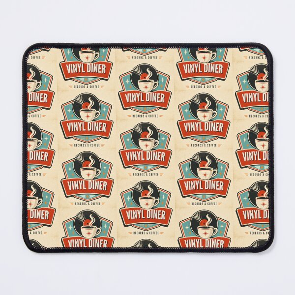 Item preview, Vinyl Diner Records – Retro Coffee Diner Vibes Vintage Music Design designed and sold by cheekylorns.