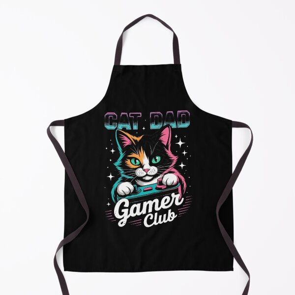 Item preview, Cat Dad Gamer Club Retro Cat Controller designed and sold by OlyvieArt.