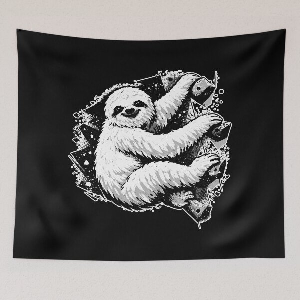 Item preview, Bouldering Sloth with Chalk: Climbing in Focus designed and sold by Pineapple-Tree.