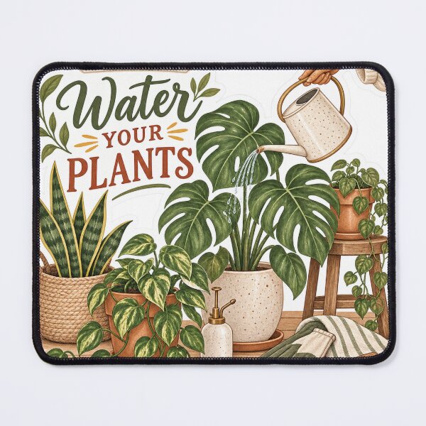 Item preview, Tiny Rituals – Water Your Plants Botanical Sticker designed and sold by ChicClicker.