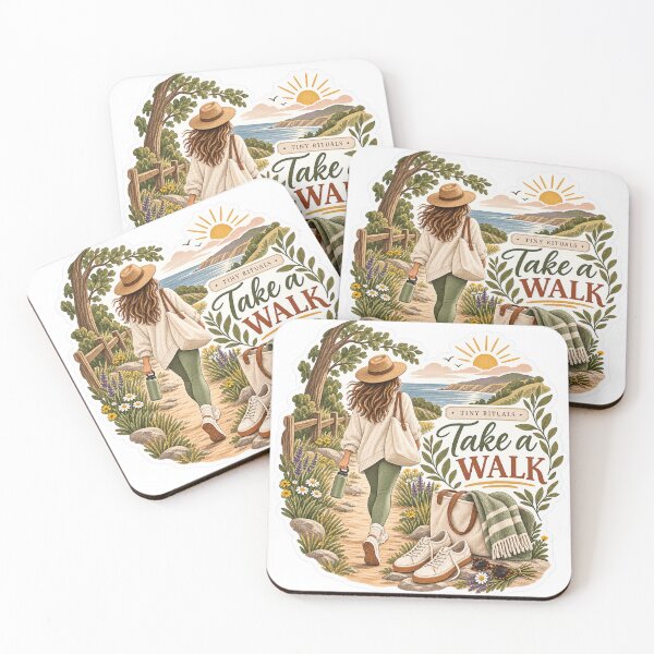 Item preview, Tiny Rituals – Take a Walk Nature Lover Sticker designed and sold by ChicClicker.