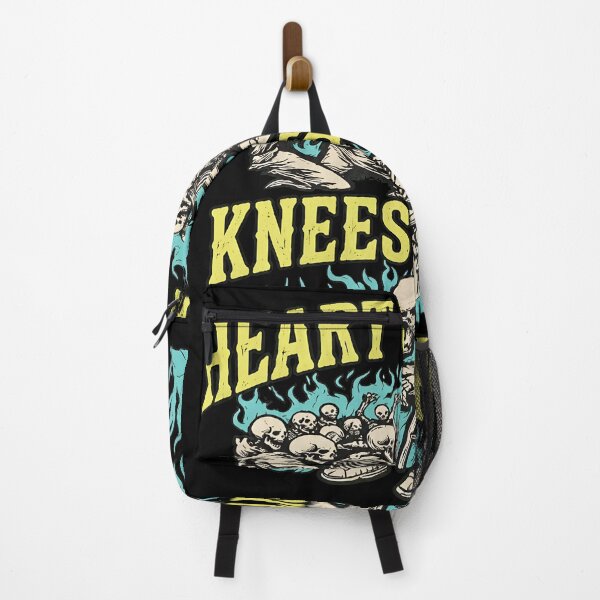 Item preview, Heart Says Pit Knees Say Sit Skeleton Mosh Pit Flames-10 designed and sold by AmoreDesignAns.
