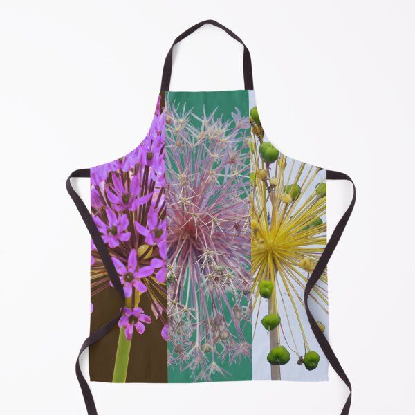 Item preview, Minimalist Allium Decorative Garlic Flower Macro Photography Collage designed and sold by JurateArt-DK.