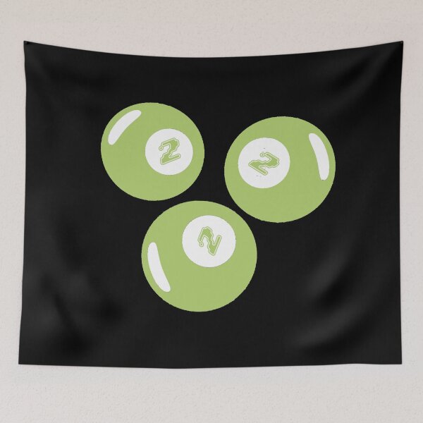 Item preview, Lucky Number 222 Olive Green Balls designed and sold by CamilasPrints.