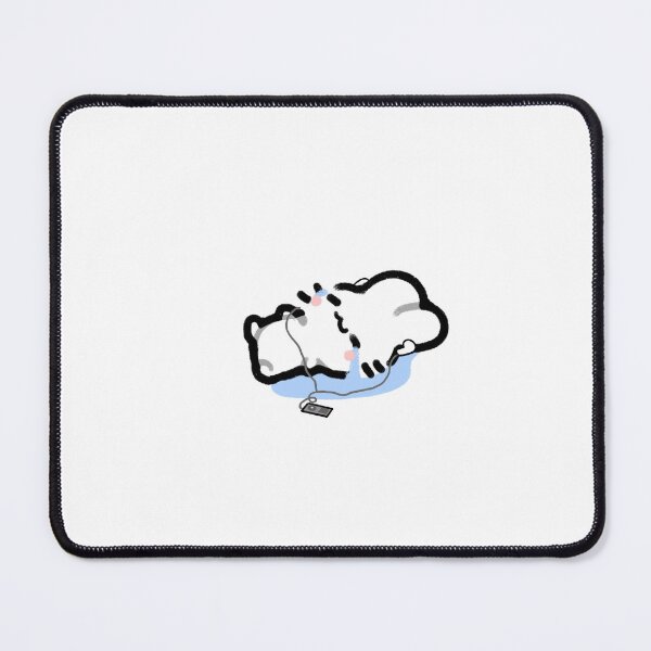 Item preview, Crying Bunny Listening to Music Illustration designed and sold by veraphina.