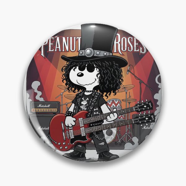 Item preview, Snoopy Slash Metalhead Rocker Dog T-Shirt & Gifts | Perfect Gift For You And Friends designed and sold by CoBBoDEsiGN.