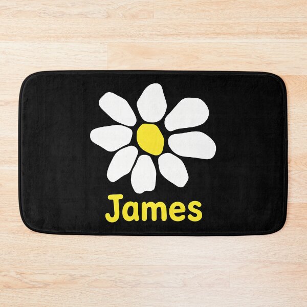 Item preview, James Daisy Flower Name Yellow Font-3 designed and sold by AmoreDesignAns.