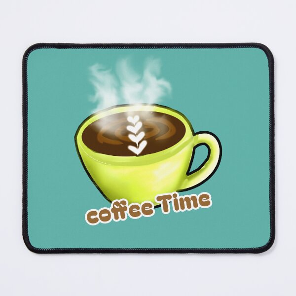 Item preview, Coffee Time Latte Art - Cute Green Coffee Cup Lover Gift designed and sold by 7MKGallery.