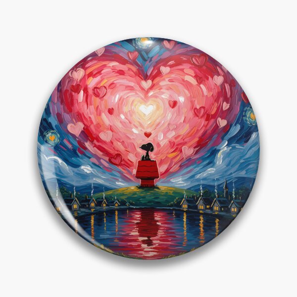 Item preview, Snoopy Starry Night Love Art Valentine M | Perfect Gift For You And Friends designed and sold by CoBBoDEsiGN.