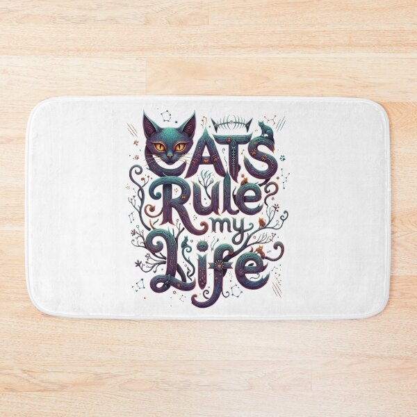Item preview, Cats Rule My Life designed and sold by SkrabinhoArt.