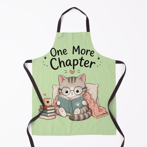Item preview, One More Chapter Cat Reading Book – Cute Book Lover Design designed and sold by Sanika arts .