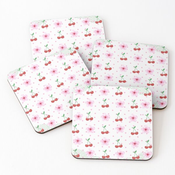 Item preview, Padrão cerejas e cerejeira  designed and sold by DiFraia Studio.