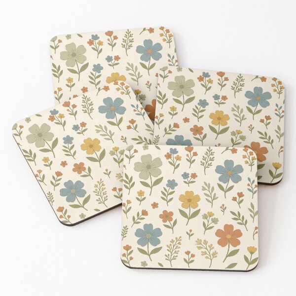 Item preview, Vintage Paper Cut Wildflower Botanical Pattern designed and sold by ITCHAWAWAA.