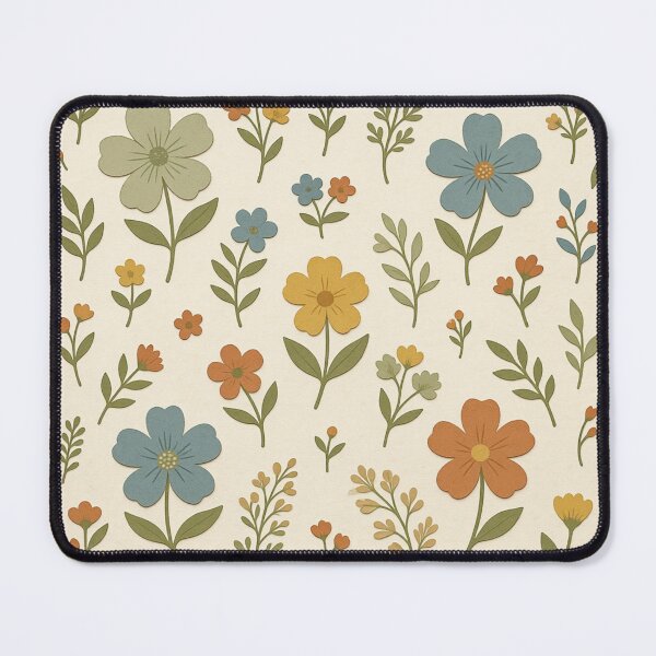 Item preview, Vintage Paper Cut Wildflower Botanical Pattern designed and sold by ITCHAWAWAA.