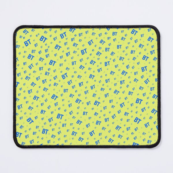 Item preview, Blue BT Pattern – Bold Repeating Typography Design designed and sold by zhivago1980.
