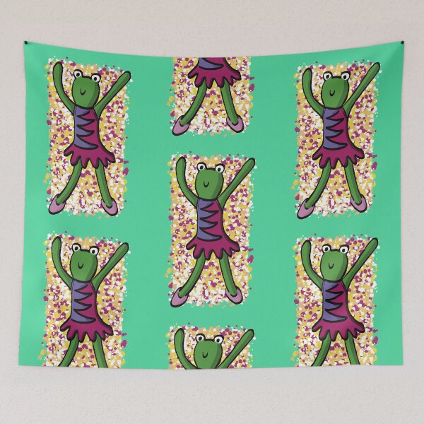Item preview, Ballet frog designed and sold by SombreroDoodles.