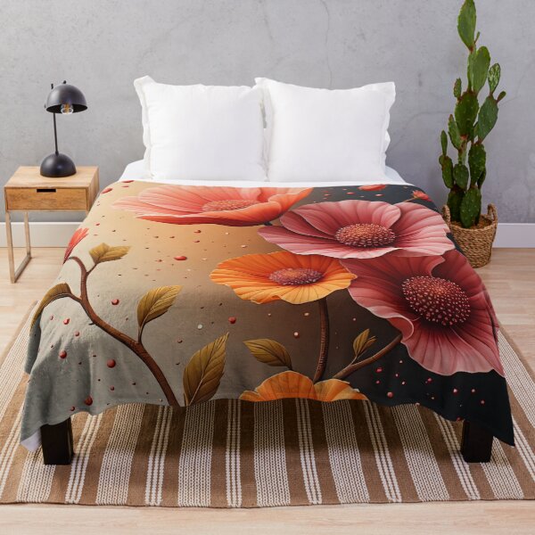 Item preview, A poppy tree in bloom, bathed in warm light. designed and sold by Mianku | Für das Leben.