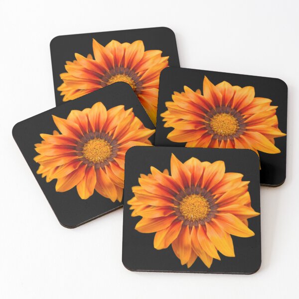Item preview, Bright Yellow Orange Gradient Flower Cutout designed and sold by CamilasPrints.