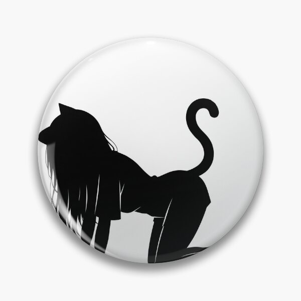 Item preview, Neko Cat Girl Silhouette Dark Aesthetic designed and sold by OH-MY-GOTH.