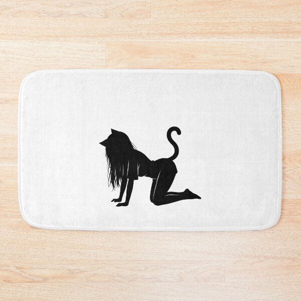 Item preview, Neko Cat Girl Silhouette Dark Aesthetic designed and sold by OH-MY-GOTH.