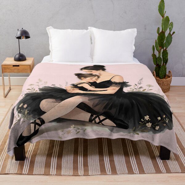 Item preview, Dark Cottagecore Ballerina Mother and Child Embrace designed and sold by Bondingbonding.