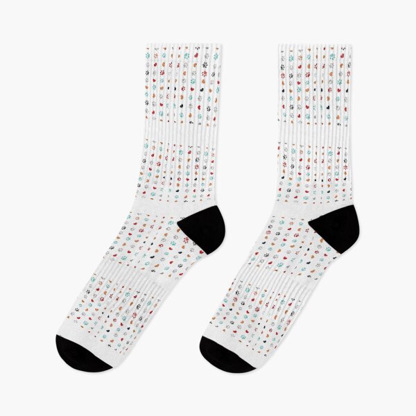 Item preview, Cute Paw Print and Heart Pattern designed and sold by OlyvieArt.